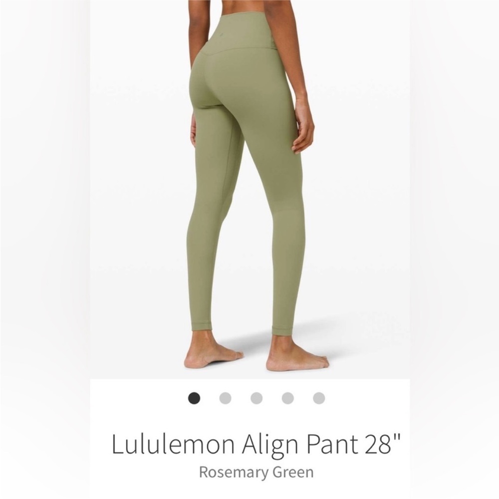 lululemon athletica Align High-Rise Pant 28" Rosemary Green